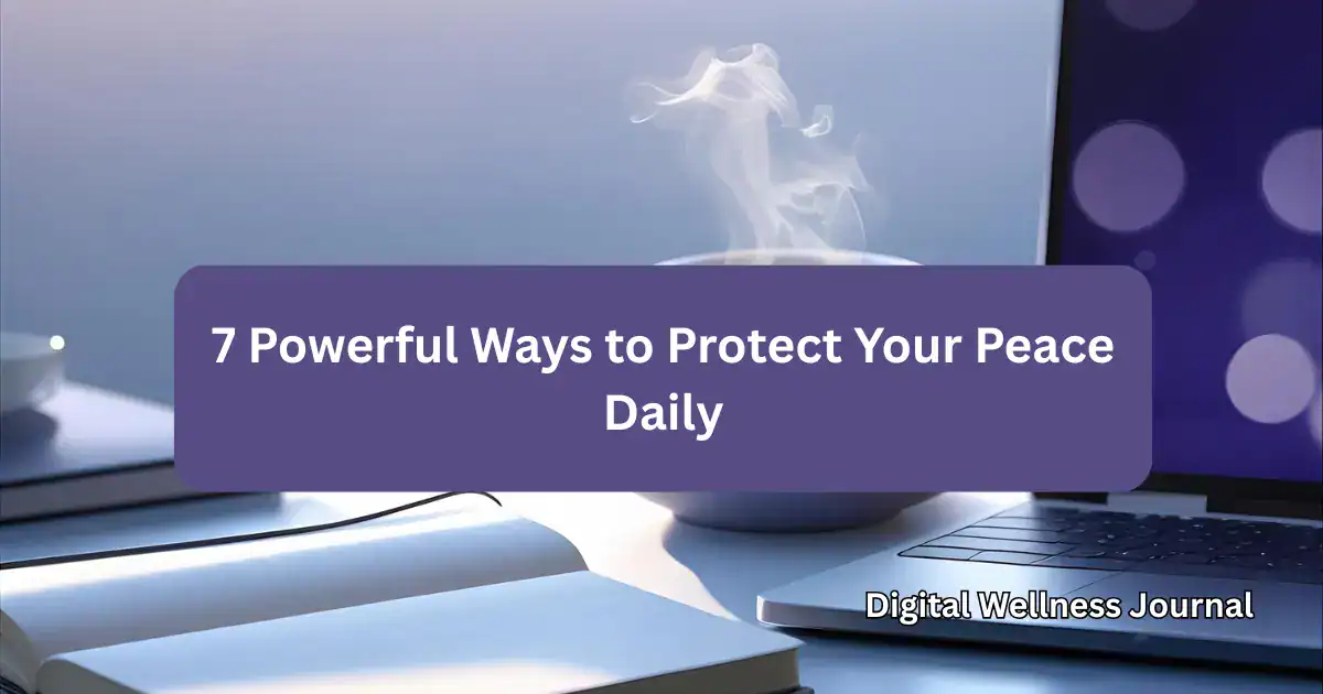 7 Powerful Ways to Protect Your Peace Daily
