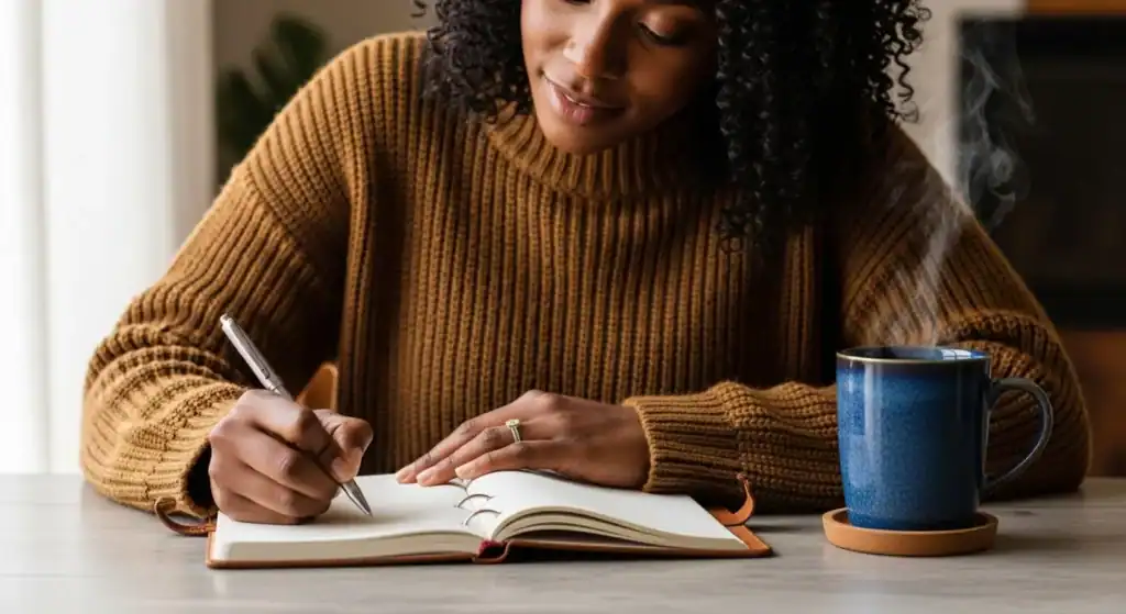 Morning journaling prompts for Black women