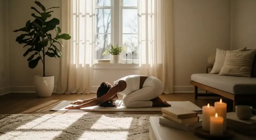 Holistic lifestyle with setting gentle boundaries at home