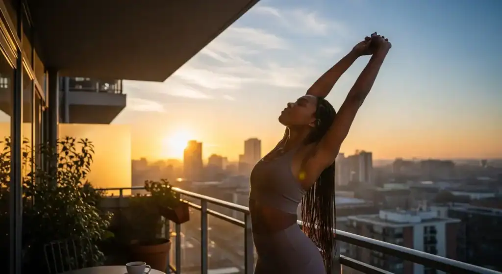 Aligned living morning routine for Black women