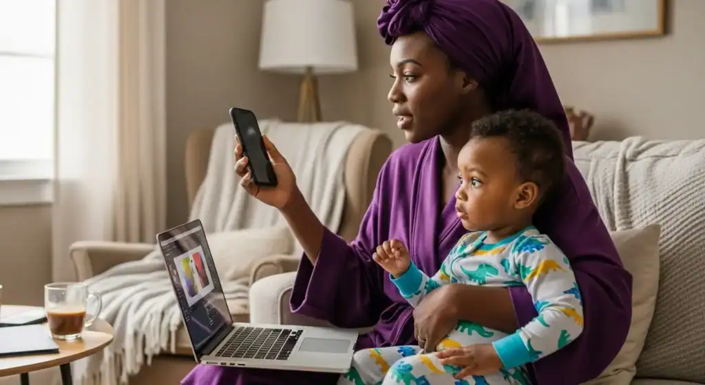 Digital wellness for Black women balancing chaos