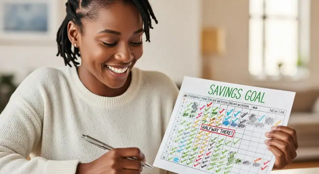 Peace fund savings tracker powered by ChatGPT
