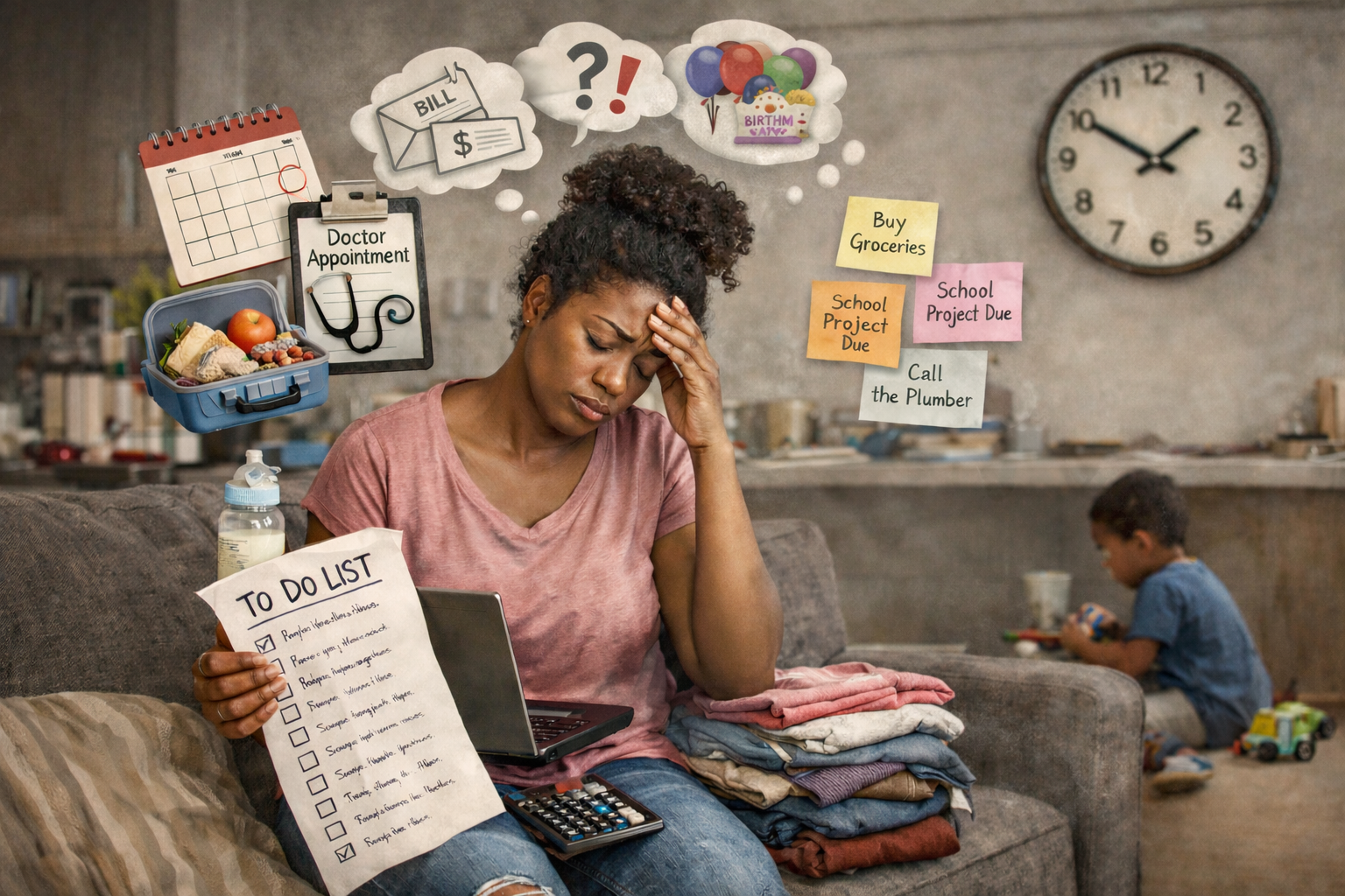 juggling tasks and daily reminders.